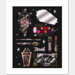 Goth Makeup Collection Posters and Art